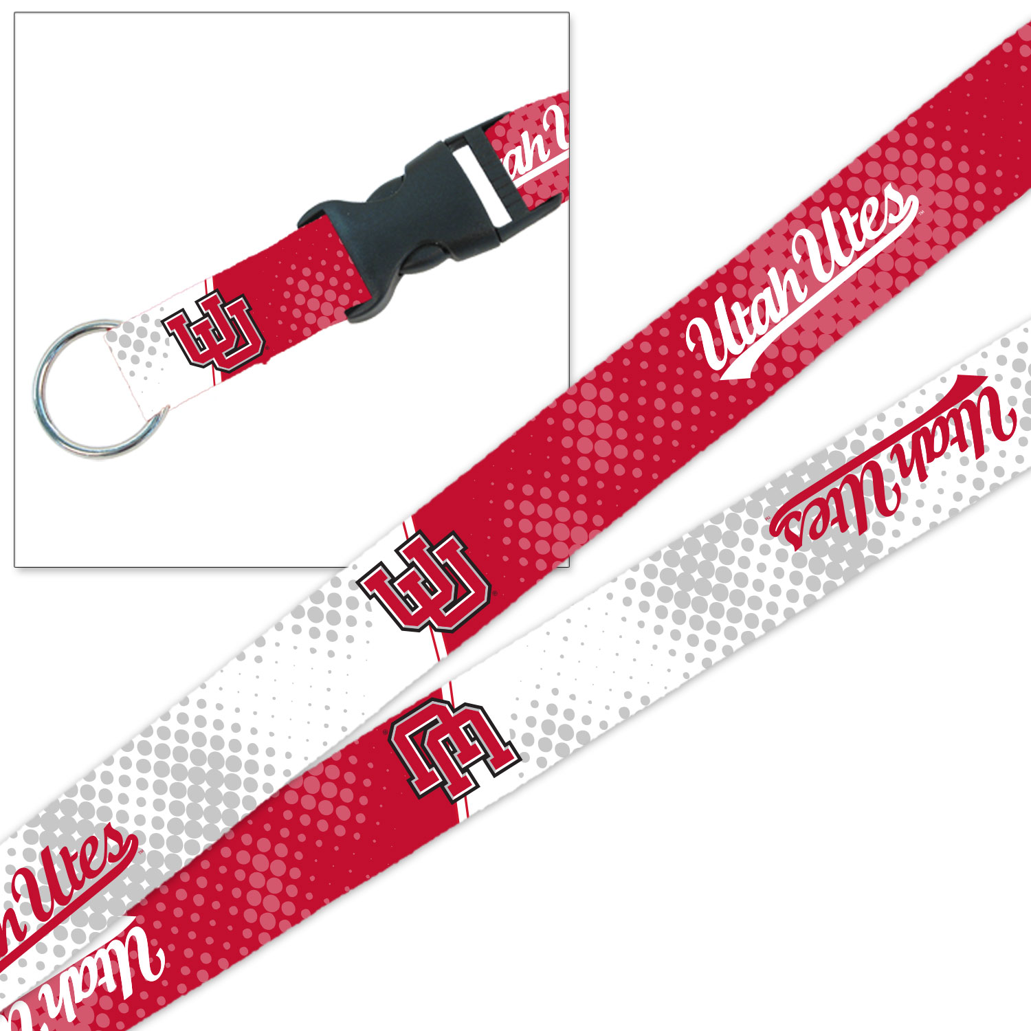 25мм Sublimation Lanyard with Hook and Buckle